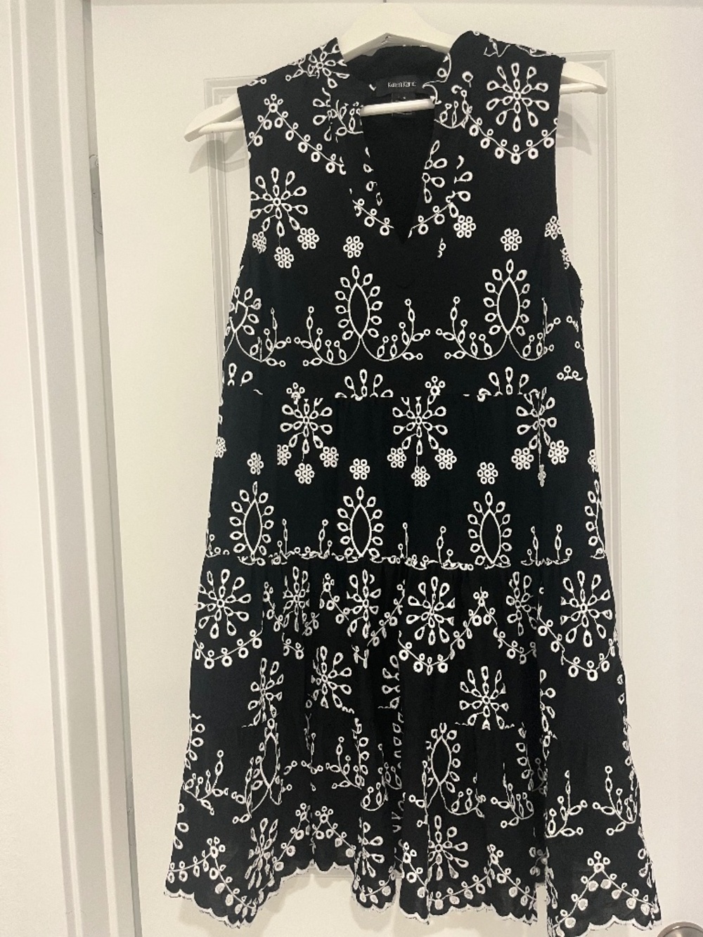 Karen Kane black eyelet dress